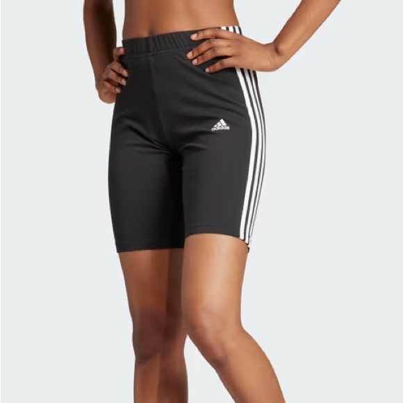 Adidas Aeroready Biking Shorts Women Size S 10” Inseam - Picture 1 of 8